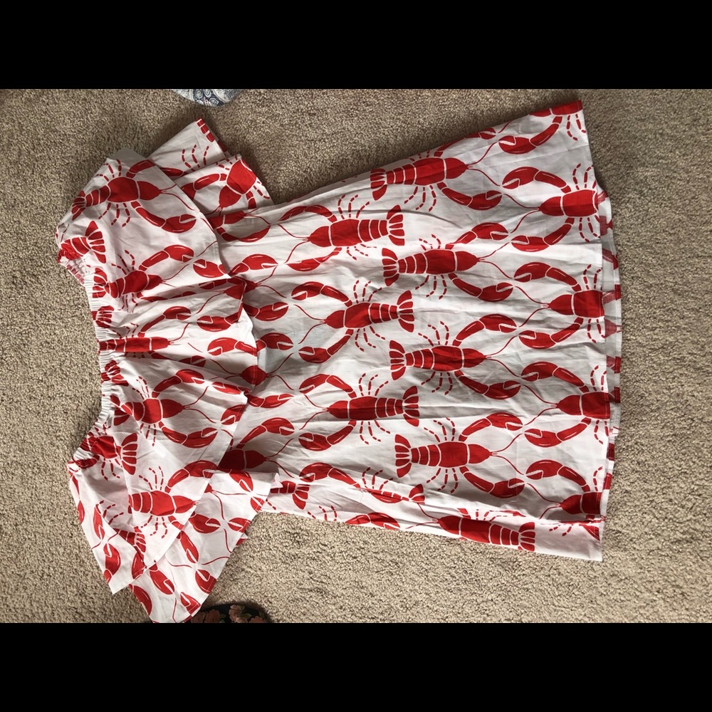 Lobster Print sun dress